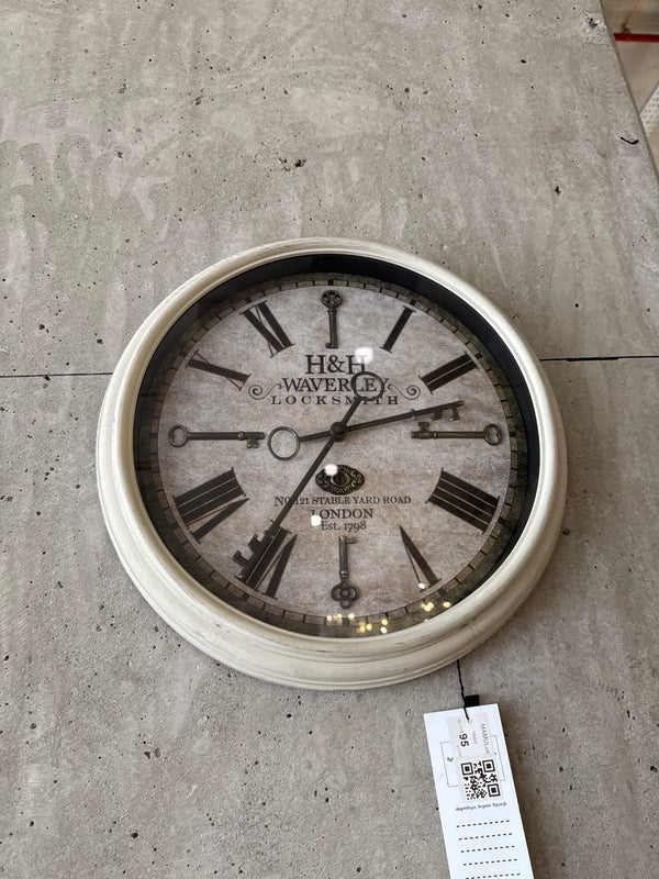 პლასტმასის კედლის საათი