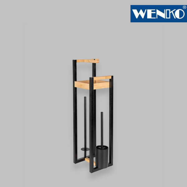 დგას ტუალეტის კომპლექტი Braidi FSC® სერთიფიცირებული ბამბუკისგან